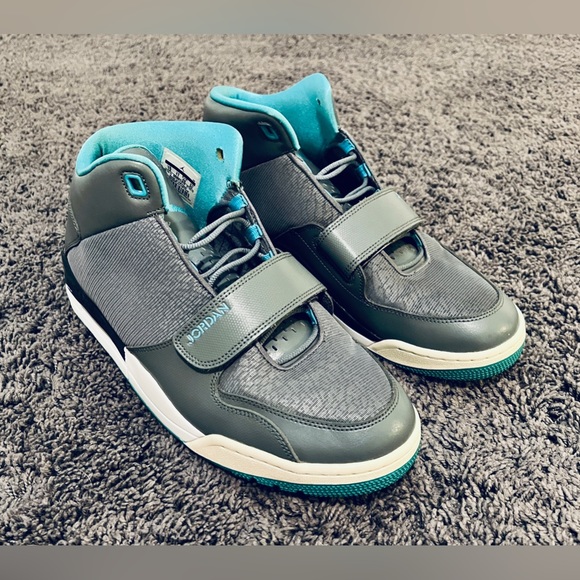 Nike Jordan Flight Club 90s - Cool Grey Gamma Blue - Men’s Size 12 - 602661-015 - Picture 2 of 10